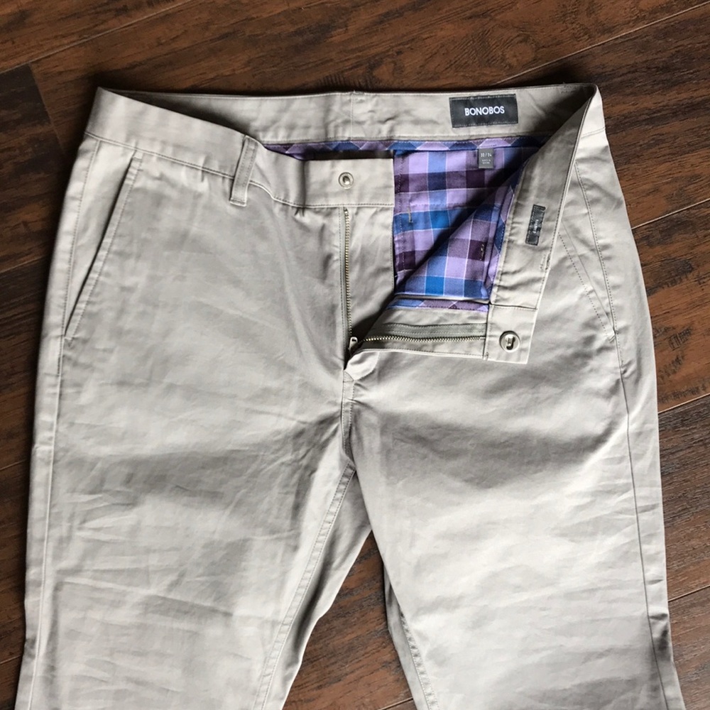 Bonobos Tailored Stretch Khaki 33x32